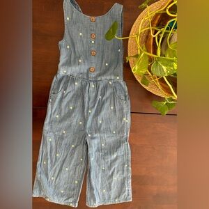 🌼Mini Boden Denim Daisy Romper🌼